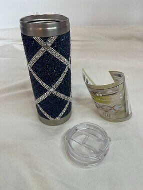 Jacqueline Kent Navy Cross Tumbler